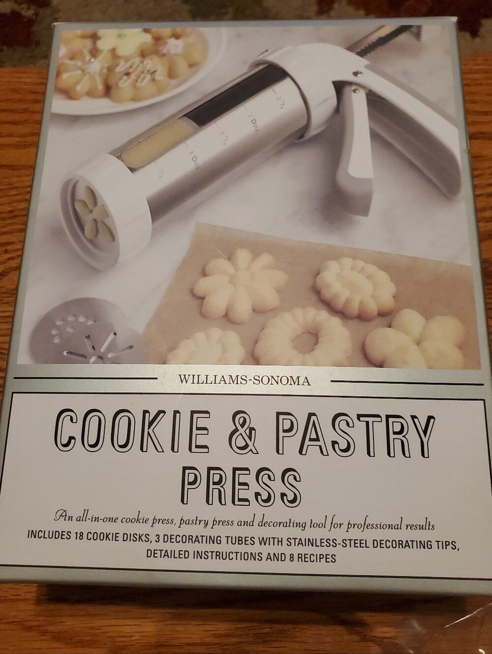 WILLIAMS-SONOMA Cookie & Pastry Press and Decorating Tool - Complete Never Used